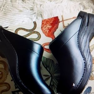 Dansko professional black leather clog